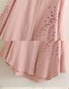 Spring Plus Size Women's Embroidered Cotton Linen Mid-Length Shirt 2025