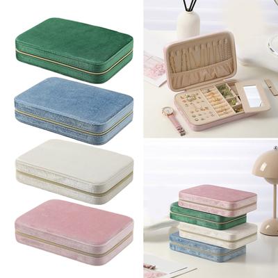 Elegant Jewelry Storage Box Deluxe Jewelry Casket Accessory Container for Safekeeping of Personal Adornments