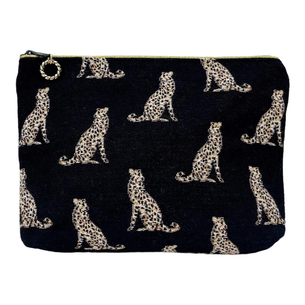 Square Pouch Gobelin Made in Japan (Panther)