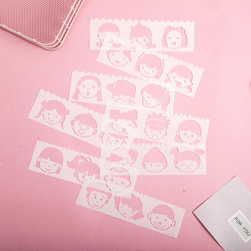 

Детский рукописный газетный журнал кружевной шаблон линейки