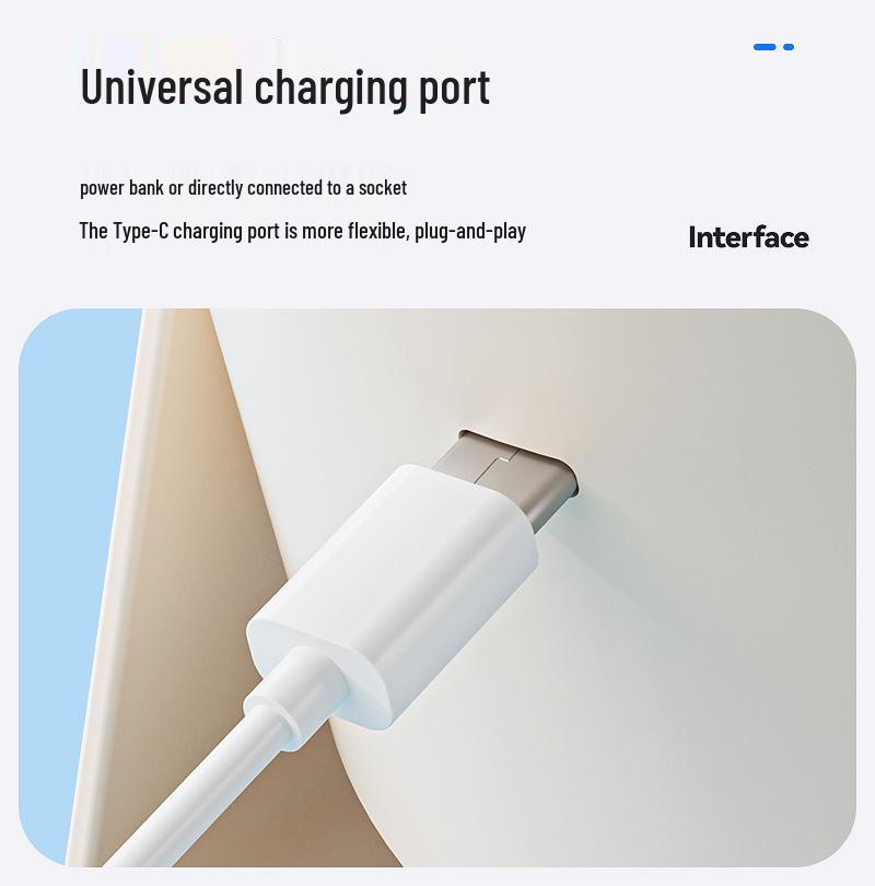 USB Rechargeable High-Speed Desktop Fan for Home & Office