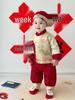 Boys' Hanfu Set 2025 - Festive Baby Tang Suit for First Birthday