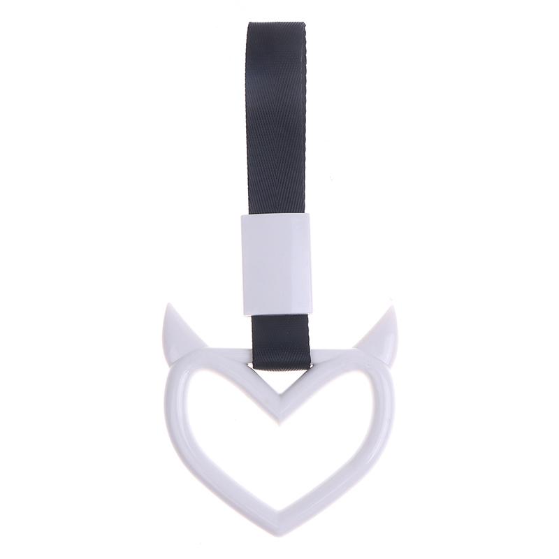 Auto Accessories Glow Ring Devil Heart Train Bus Handle Strap Drift Charm Drift Warning Ring for Car
