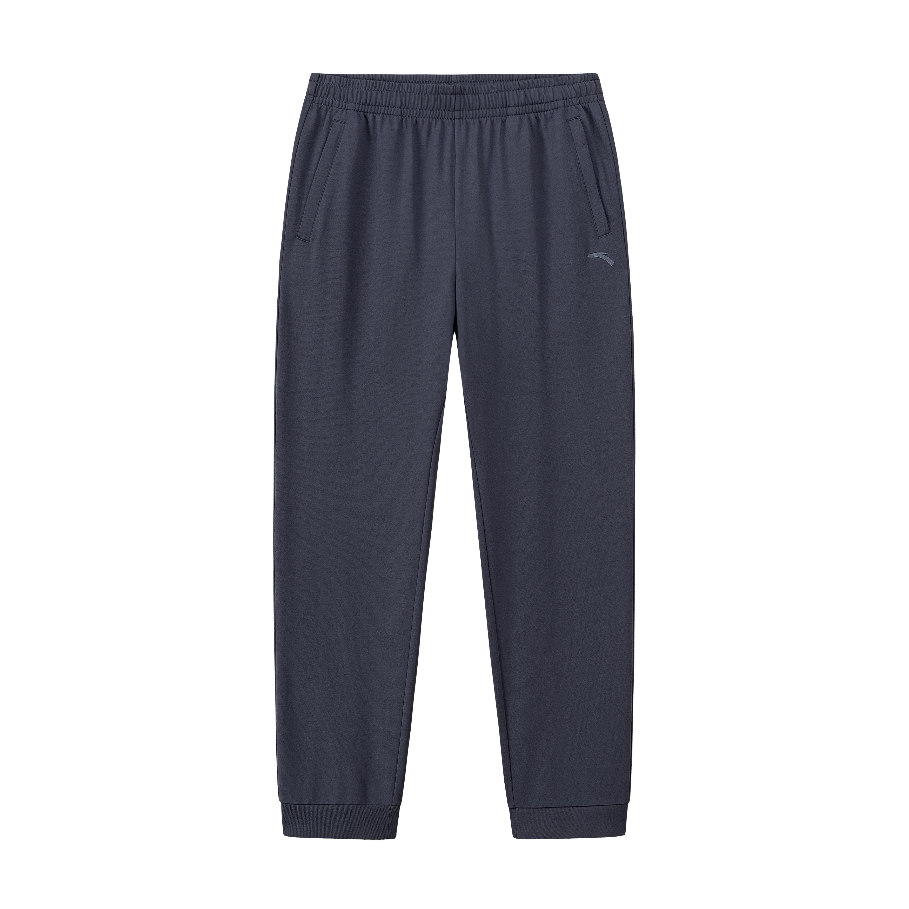 Anta Training Knitted Sports Long Pants Men bottoms Gray 952627308-1 S
