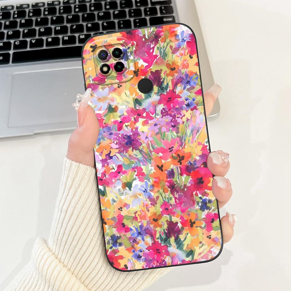 Für Xiaomi Redmi 9C Hülle Niedliche Panda Cartoon Abdeckung Stoßfest Weiche TPU Handyhülle Für Xiaomi Redmi 9C NFC Redmi9C Rückabdeckung Taschen