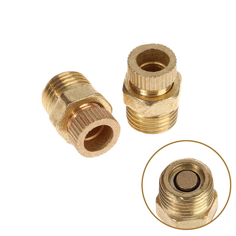 2Pcs Hardware Accessories Small Air Pump Accessories Silent Air Compressor Drain Valve Screw Copper Hand Tools