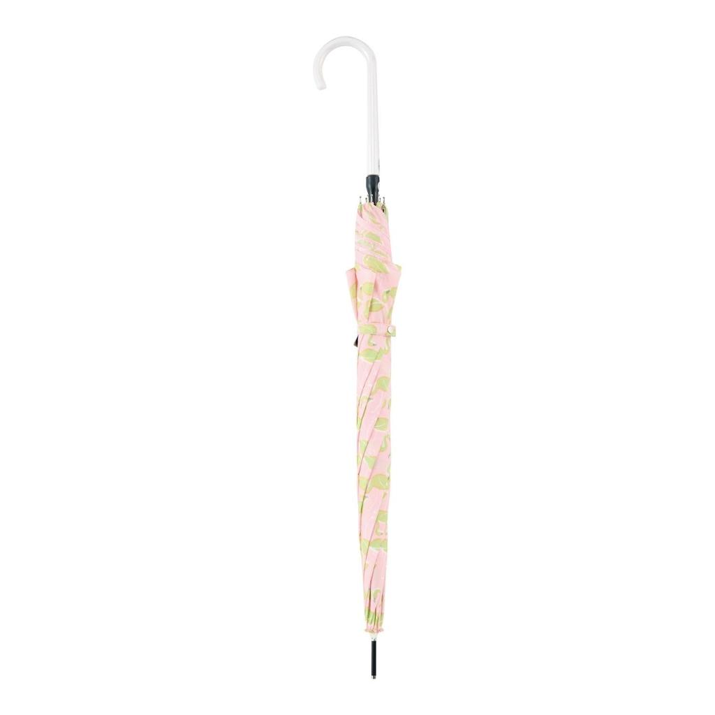 Moonbat Long for Commuting and Automatic Flamingo Pink [Esta] Women's Umbrella, Windproof, School, Opening, Pattern, 31-230-10349-10