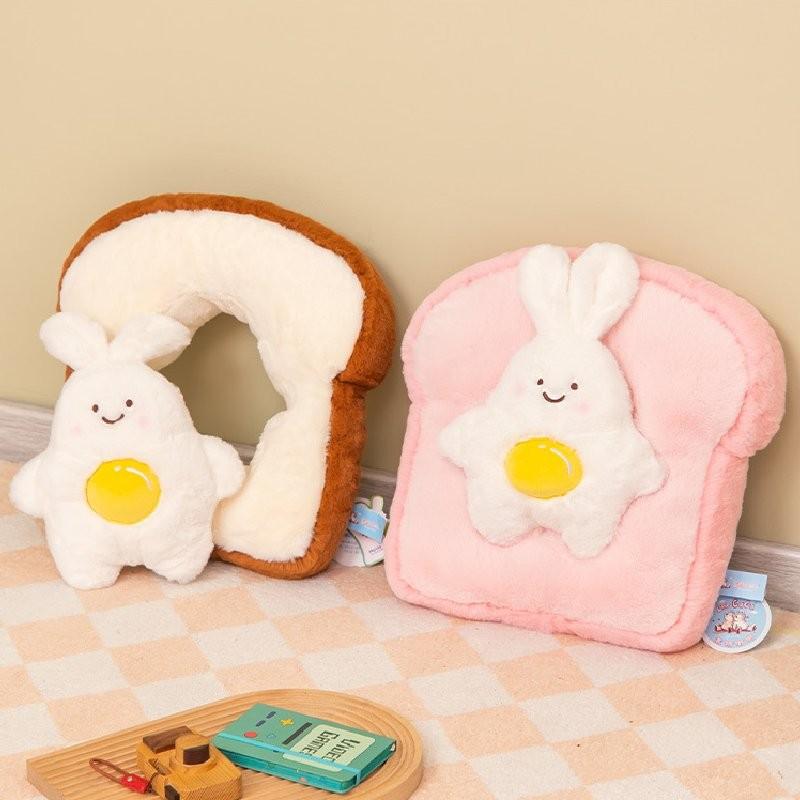 Rabbit Chicken Dog Bread Plush Toy Room Decoration Ornaments Gift Christmas