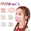 Children'S Printed High-Density Mask  Wind And Mist Pollution  Fi