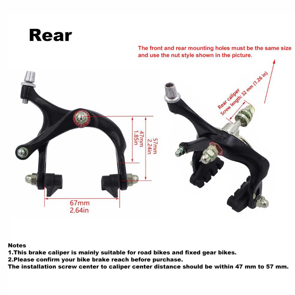Easy Installation Bike Brake Caliper Aluminium Alloy C Brake Caliper  Simple Upgrade