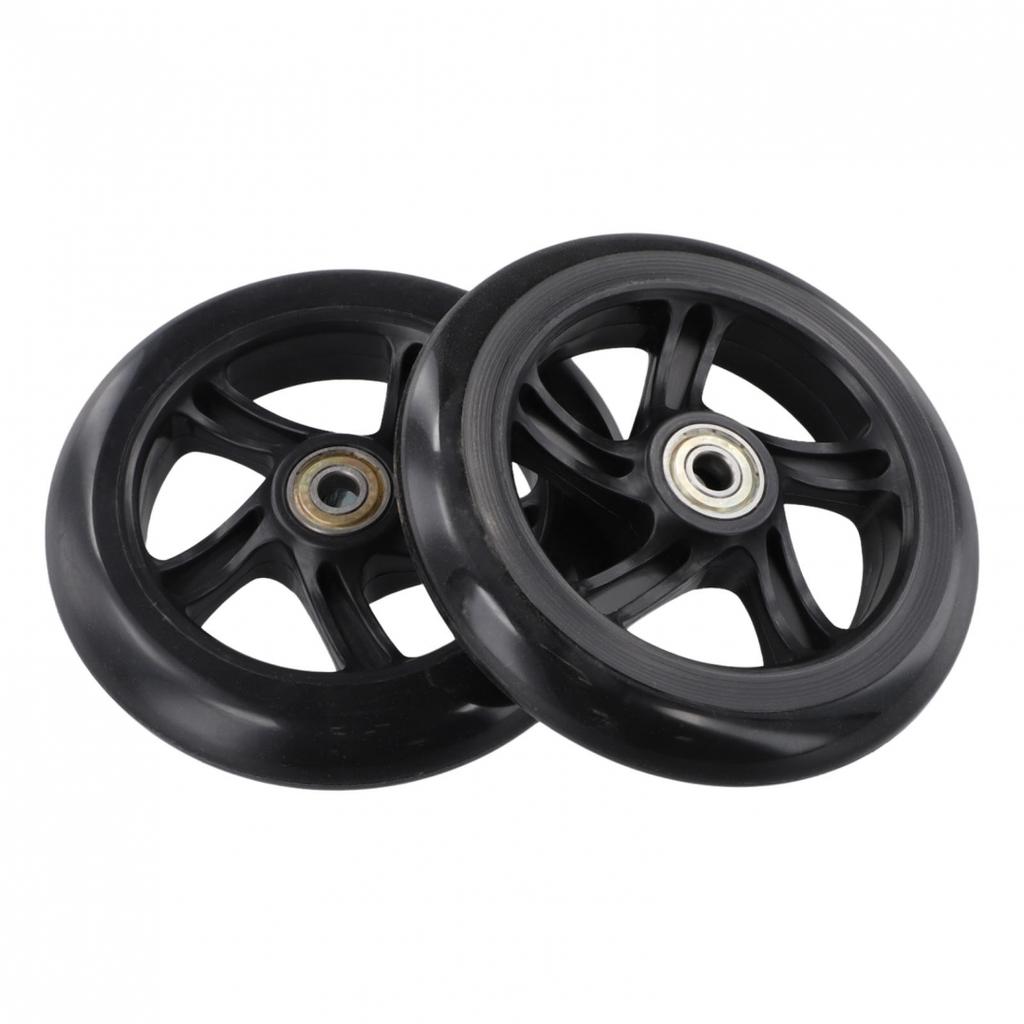 Ruote Silenziose in PU Resistenti all'Usura Pattini a Rotelle Ruota Scooter Ruota Carrello Carrello