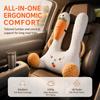 Foam Plush Car Neck Headrest Neck Protection Sleeping Pillow Cute Car Pillow  Car Rear