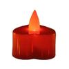 24Pcs Heart Shape Heart LED Candle Light Plastic Environmental Friendly Heart Electronic Candle High Brightness Simple