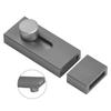 Punch-free Door Bolts Catch Lock Aluminum Zinc Zinc Alloy Sliding Door Bolt Lock Doors Locks Buckle  Toilet