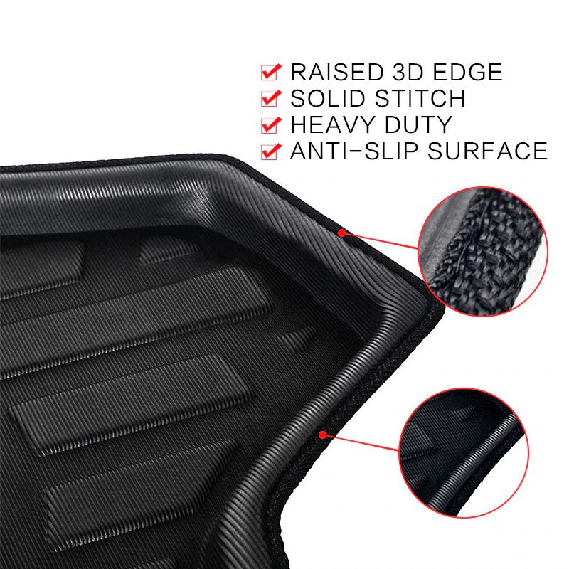 Car Trunk Mats for Volkswagen VW T-Roc T ROC TRoc 2017~ Waterproof Anti-slip Rear Boot Liner Carpet Accessories