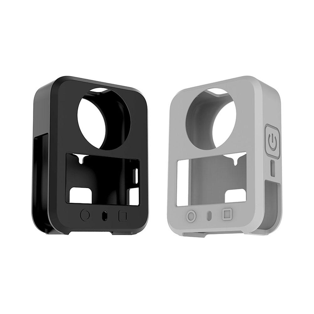 360 Camera Silicone Case + Screen Protector, Anti-Scratch Body Protector Sleeve, Shockproof Accessory for 360 Cameras
