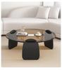 Nordic Minimalist Round Tempered Glass Coffee Table for Living Room - Elegant Light Luxury Italian Style for Small Apartments