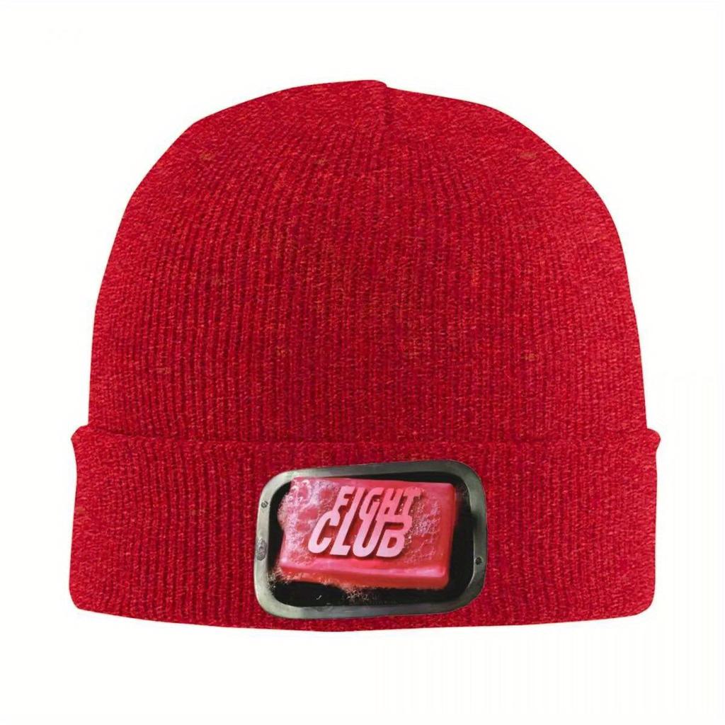 Fight Club Soap Knit Hat Beanies Autumn Winter Hats Warm Hip Hop Caps for Men Women Gift
