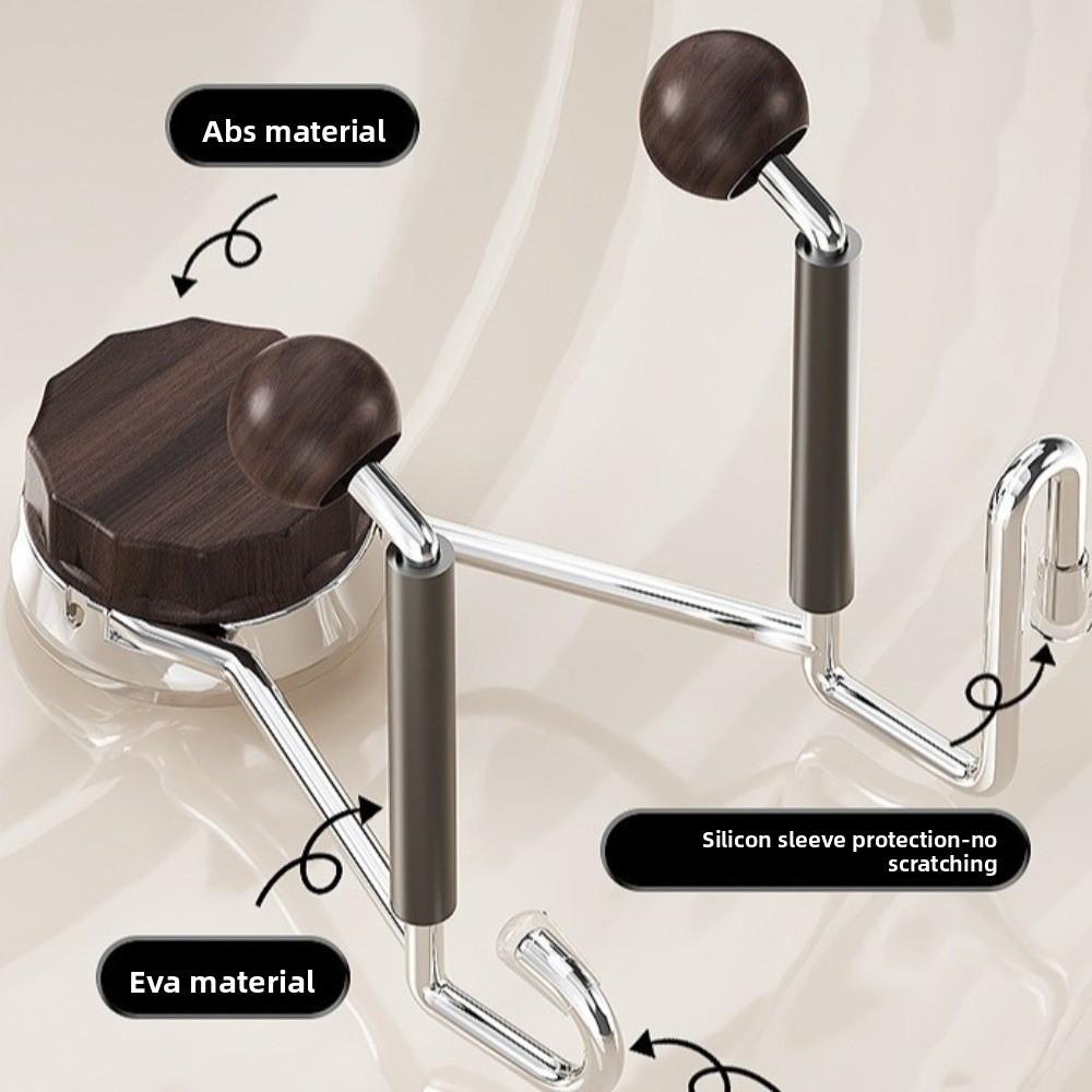 Suction Cup Style Hair Dryer Rack Space Saving Hair Dryer Holder  Bathroom Storage
