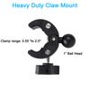PellKing Motorcycle Handlebar Clamp Mount Invisible Selfie Stick for Insta360 X GO 3 Cameras 61" X5, X4, X3, X2, ONE, RS, R,