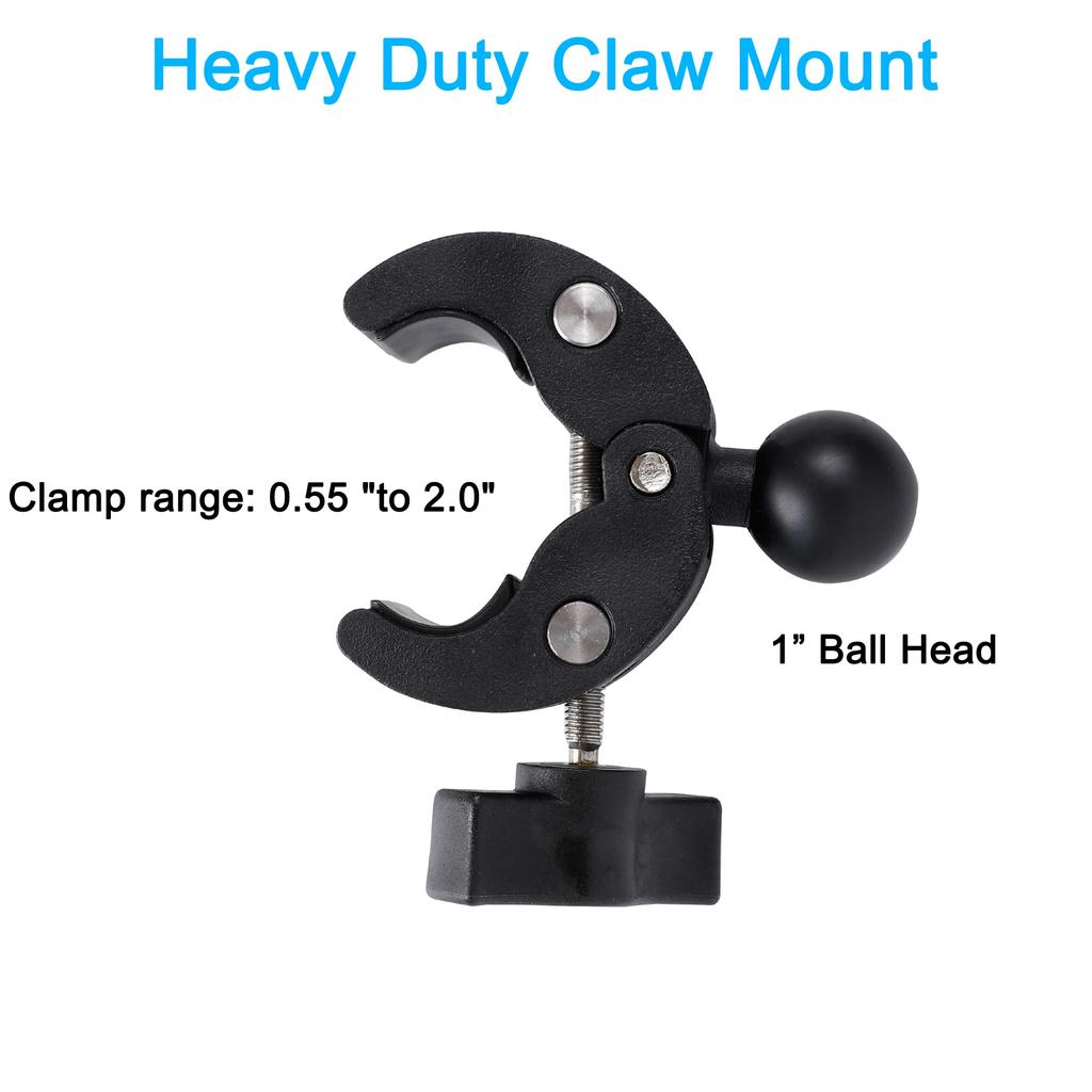 PellKing Motorcycle Handlebar Clamp Mount Invisible Selfie Stick for Insta360 X GO 3 Cameras 61" X5, X4, X3, X2, ONE, RS, R,