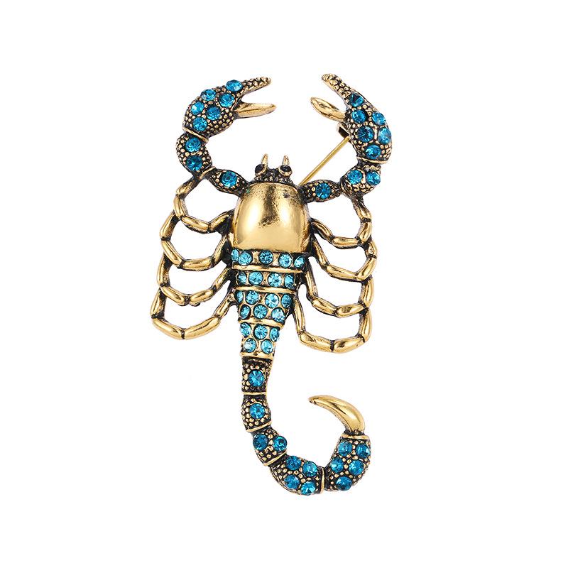 Scorpio Scorpion Brooch & Pin - Summer T-Shirt, Cheongsam Dress Accessory