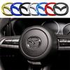 1pc ABS Car Steering Wheel Center Emblem Sticker for 3 CX3 CX4 CX5 CX7 CX8 CX9 CX30 RX7 Atenza Axela Interior Decoration