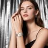 Antique Women's Analog Watch with Flower Design: Silicone Case, Waterproof, Fashion Accessory - Valentine's Day or Christmas Gift
