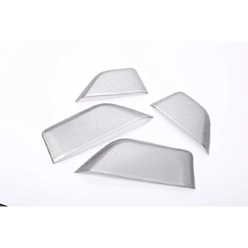 For Maserati Levante 2016- Stainless Steel Car Front Door Speaker Net Cover speaker Net Protection Cover Car Accessories