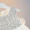 Girl's Summer Sequined Wing Dress Vest Dress Girl's Stylish Princess Dress Sweet Dress