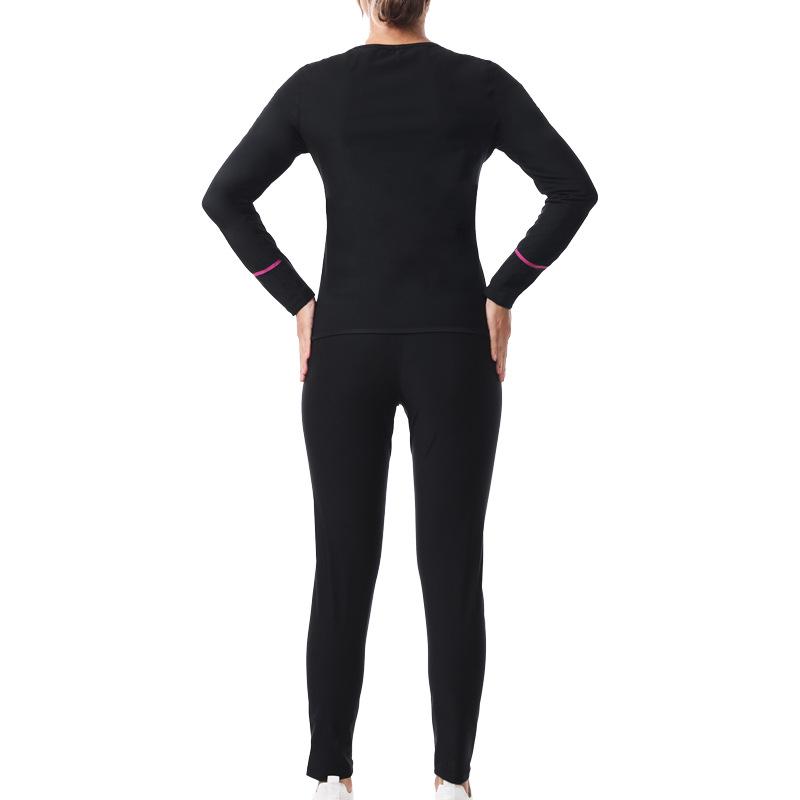 Women's Sauna Suit Body Shaper Long-Sleeve Fitness Set for Running & Outdoor Exercise
