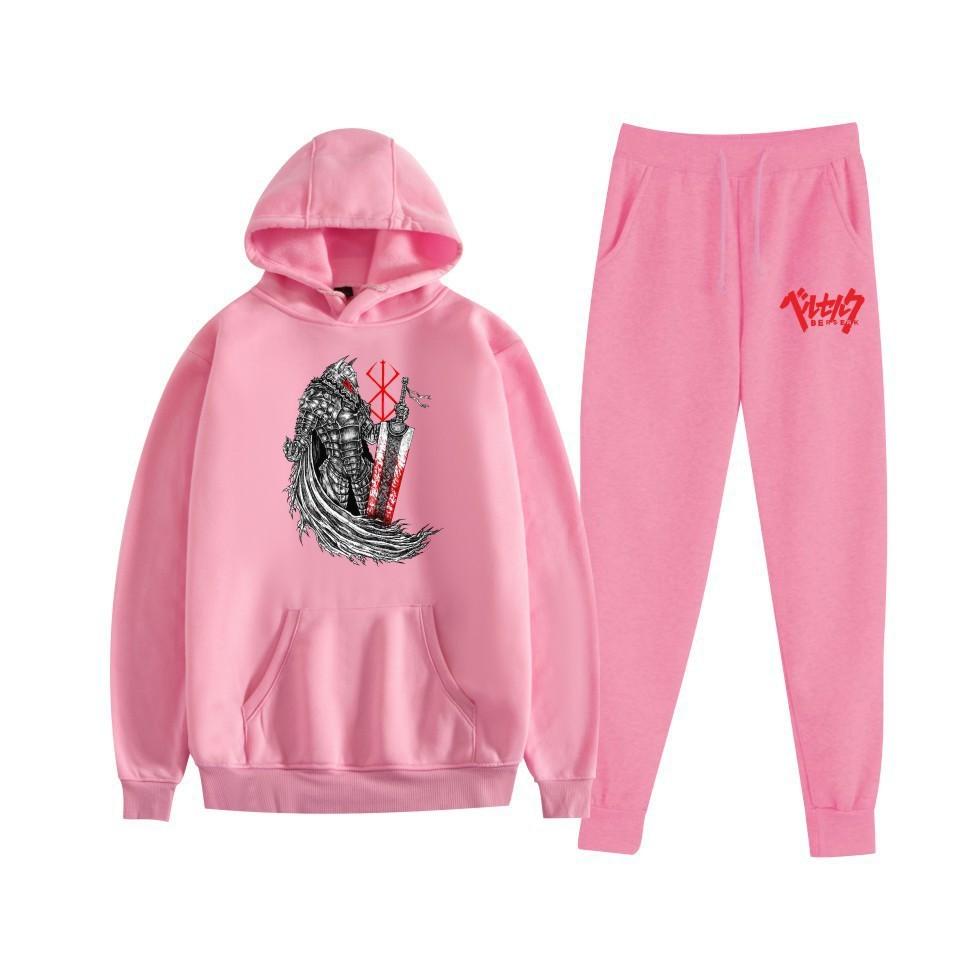 Sword wind legend Berserk new animation fleece loose men's and women's hooded sweater set hoodie