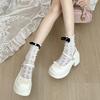 Fashion Japanese High Heels Mary Jane Shoes Women 2025 Goth Chunky Platform Pumps Woman Ankle Buckle Thick-soled Party Lolita Shoes