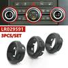 Car Air Condition HVAC Panel Control Switches Knob Black For Select Model Replace Part Number LR029591