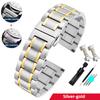 316L Solido Estremità Curva Acciaio Inossidabile Cinturino per Orologio Due Interfacce Catena per Orologio 16 18 19mm 20mm 21mm 22mm 23mm 24mm Braccialetto Strap