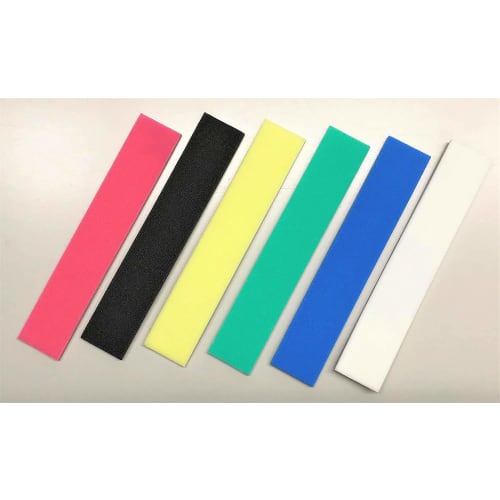 Argofile Cushion Sandpaper, Sponge Night (KOVAX Sandpaper), 5mm Thick, Fine Grit, 3 Types, Set of 2, #600, #800, #1000, Green, Blue, and White