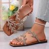 Plus-size Flat Shoes - Fashionable New Style Beach Flip-flops for Women