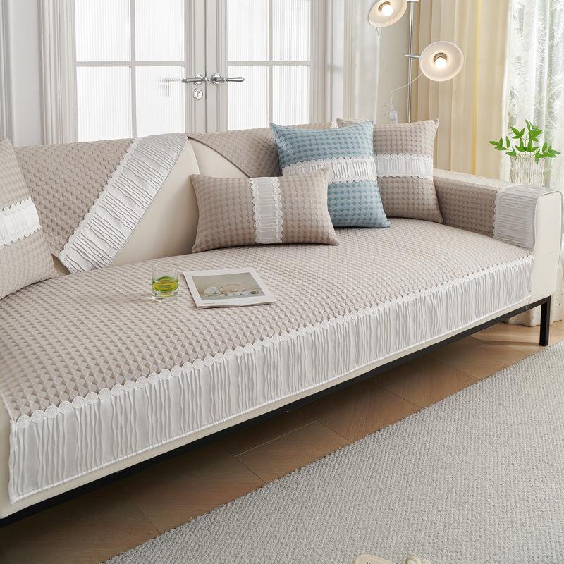 Sommer Kühl Doudou Eis Seide Sofa Matte Matte Matte Rutschfester Sofabezug Neu Premium Kalte Abdeckung Großhandel