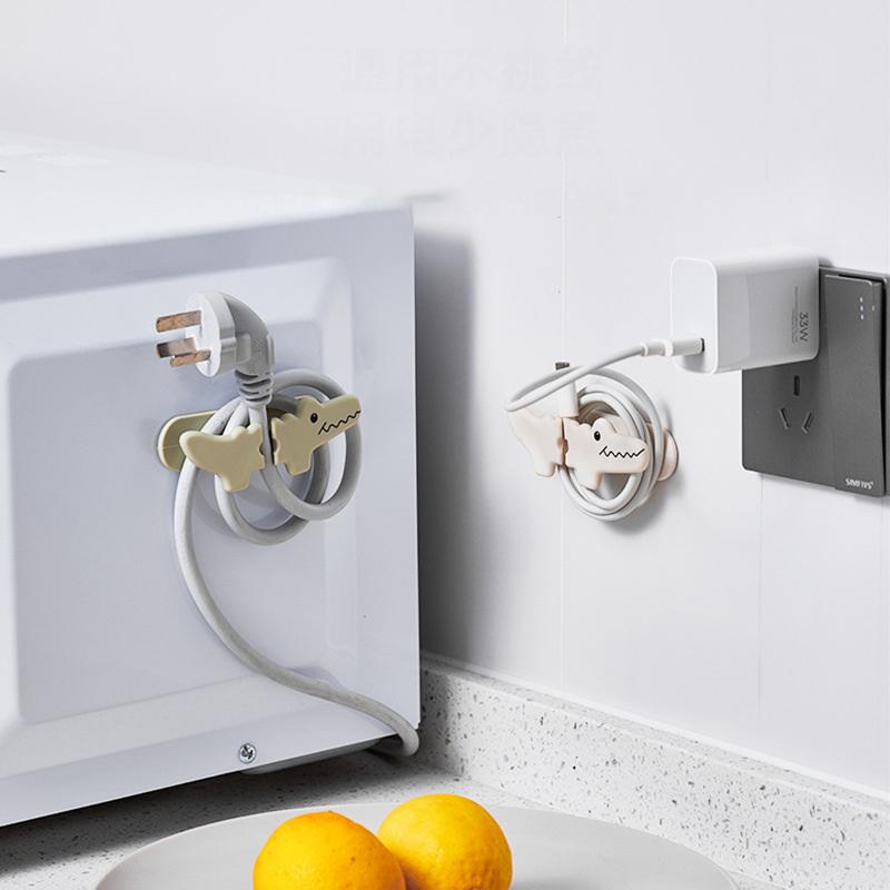 Cable Management Clips Cable Clips Desktop Cord Management Crocodile Grip Cute Cable Management Elastic Wire Organizer For Sofa