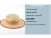 Women's Straw Hat - Korean Style Retro Colorblock with Frayed Edges, High-End Sun Protection, Internet Celebrity Beach Fedora with Large Brim.