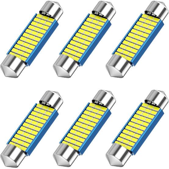 31mm DE3175 LED Festoon Bulbs, Canbus Error Free 3021 DE3022 DE3023 Led Car Lights White, 12V 21SMD 3014 Chipsets 6428 bulbs for Car Interior Dome 31mm