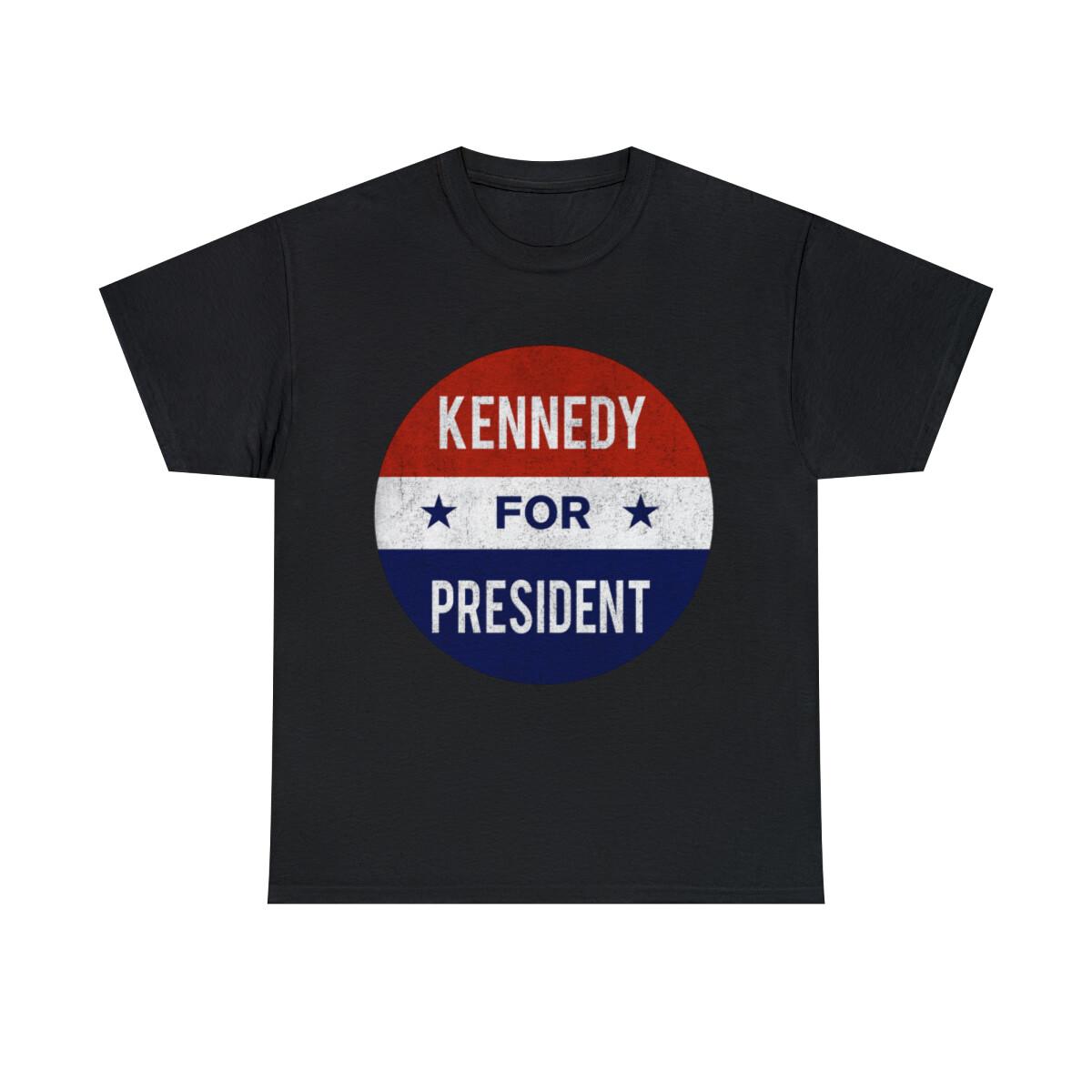 Retro Kennedy For President JFK 1960 Graphic Tee Shirt, S-5XL XL