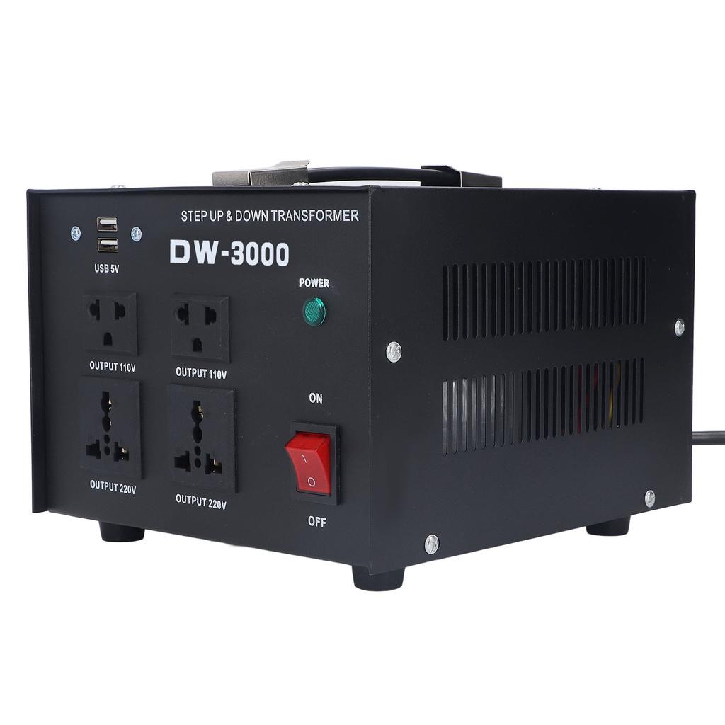 Voltage Converter Transformer 3000W Multiple Protection  To  Step Up  To  Buck AC Voltage Converter