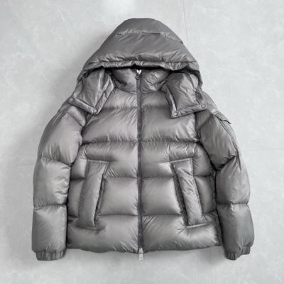 Pánská Dámská Štíhlá Zimní Teplá Péřová Bunda S Kapucí S Nášivkou 86-90% Bílé Kachní Peří 250-300g Výplň