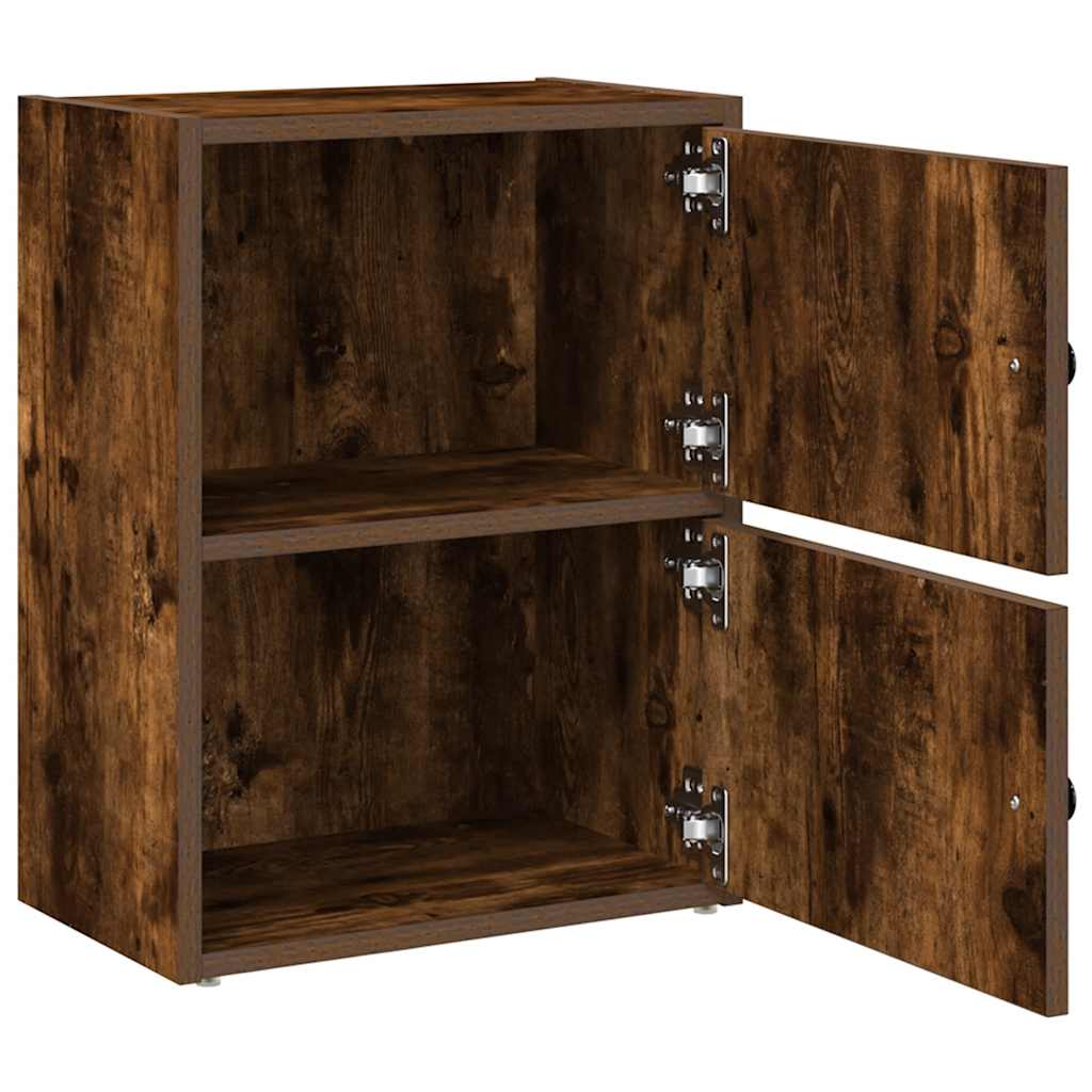 Bookshelf Smoked Oak 40x24x52 Cm Engineered Wood