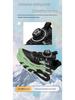 Boys' 2025 Autumn/Winter Sports Shoes with Rotating Button, Double-Layered Cotton, Plus Velvet Warmth for Medium and Large Children.