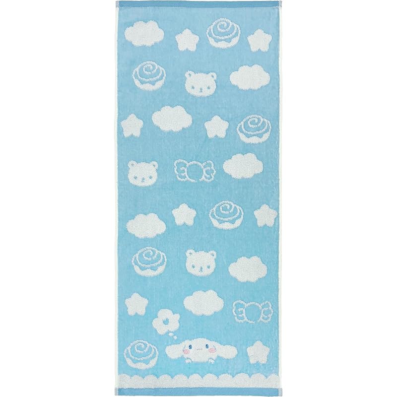 Hayashi Face Towel, approx. 33 x 80 cm, Sanrio Natural Soft, Cinnamoroll, FP432800