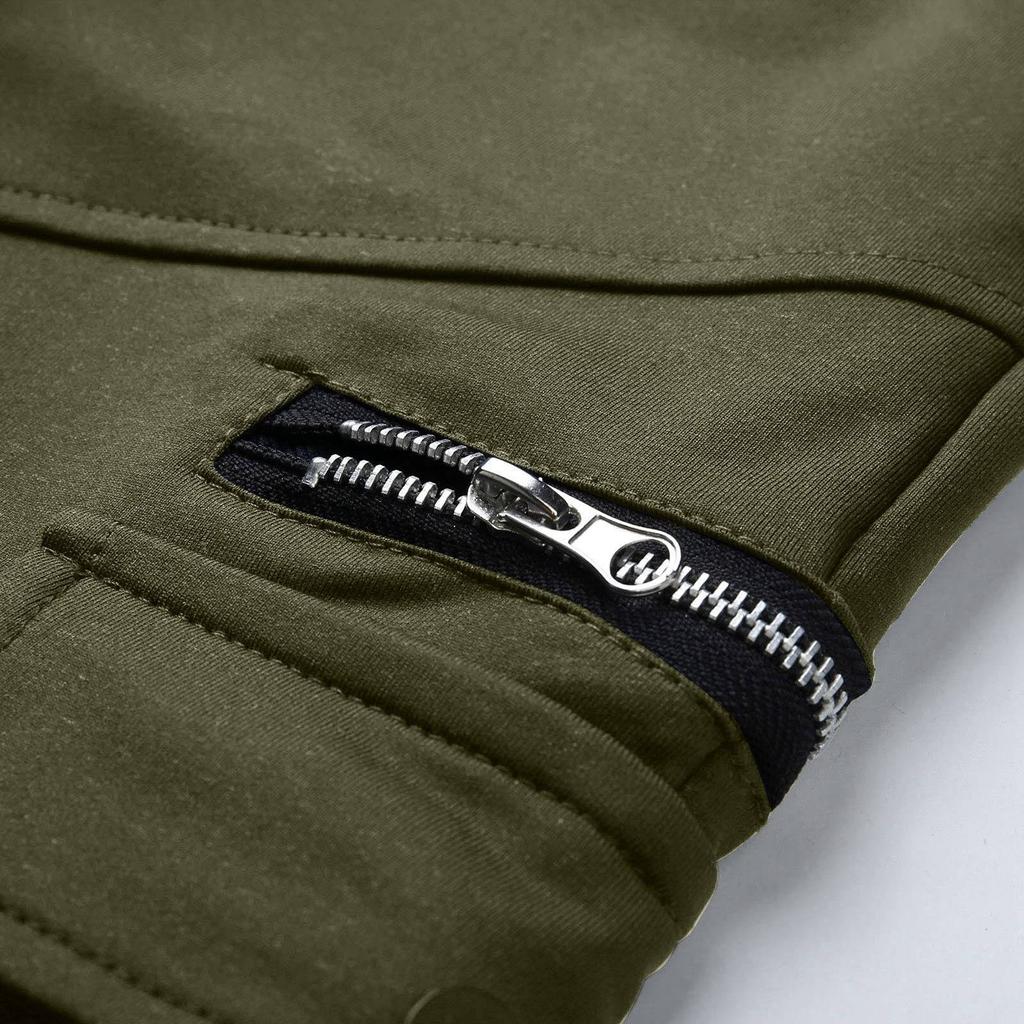 Men's Summer Workwear Shorts Loose Casual Five-Point Pants Multi-Pocket Zipper Men's Jogging Shorts