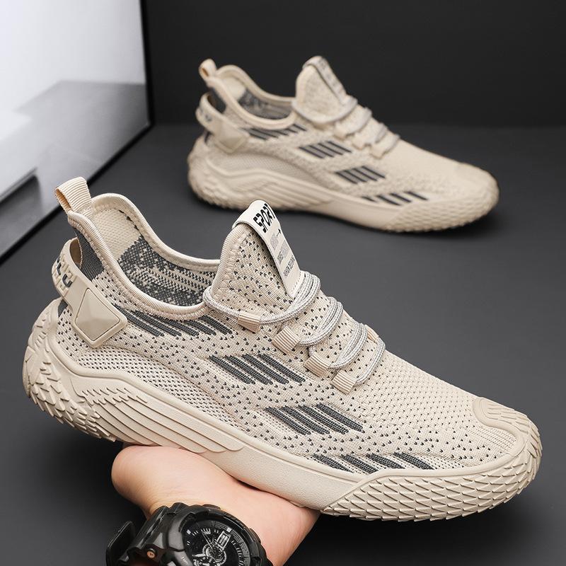 Men's shoes new summer breathable thin mesh fly-woven mesh shoes casual men's non-slip running sneakers
