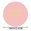 100-500pcs Thank You Sticker Envelope Seal Scrapbook Sticker Pink Heart Cute Round Sticker Stationery Label Stickers